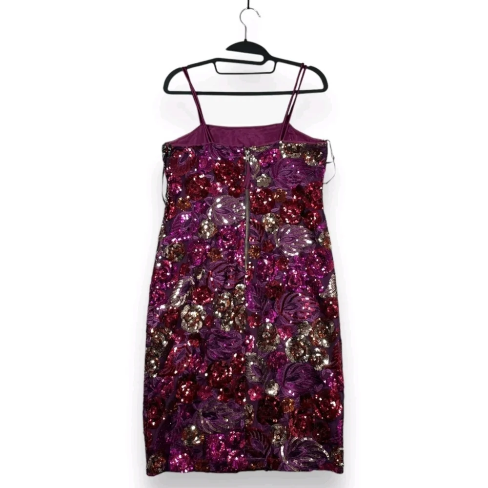 Johnny Was Jade Sequined Mesh Mini Party Dress Boho Chic NWT Size Small - Picture 4 of 11